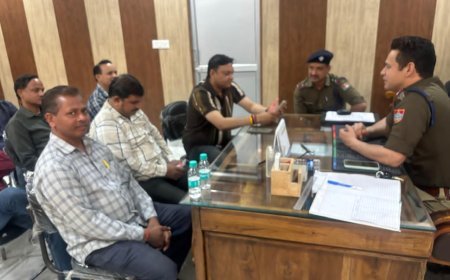 Udham Singh Nagar : सुल्तानपुर पट्टी पुलिस चौकी में व्यापार मंडल के साथ बैठक हुई