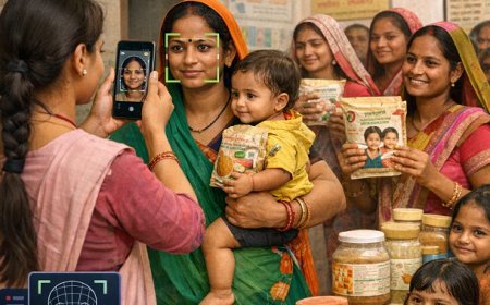 Lucknow: एफआरएस से पुष्टाहार वितरण में पारदर्शिता: फरवरी में 81 लाख लाभार्थियों तक पहुंचा पोषण। 