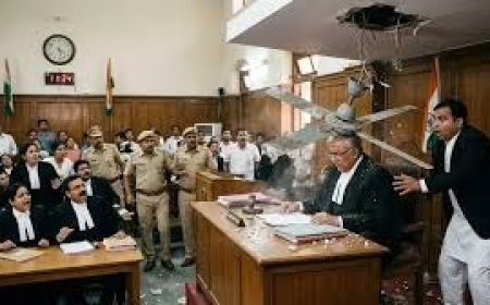 इंदौर जिला अदालत में खौफनाक हादसा: सुनवाई के दौरान जज की कुर्सी पर गिरा चलता हुआ सीलिंग फैन, महिला न्यायाधीश के सिर और कंधे में आई चोट।