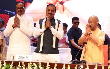 Lucknow: योगी सरकार के नौ साल सुशासन व विकास का प्रतीक- केशव प्रसाद मौर्य