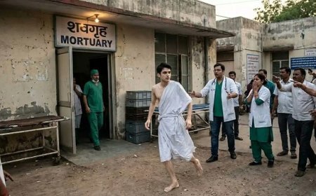 मर्चुरी की ठंडी मेज से 'जिंदा' उठा युवक, नग्न अवस्था में बाहर की ओर भागा युवक, उड़ाए सबके होश।