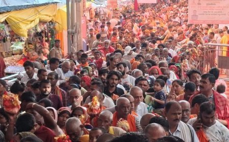 Lucknow : नवरात्रि पर यूपी के देवी मंदिरों में उमड़ा आस्था का सैलाब, लाखों श्रद्धालुओं ने किए दर्शन