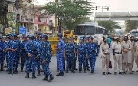 दिल्ली के उत्तम नगर में ईद की रौनक पर सुरक्षा का साया: भारी पुलिस बल के बीच नमाज और शांति की अपील