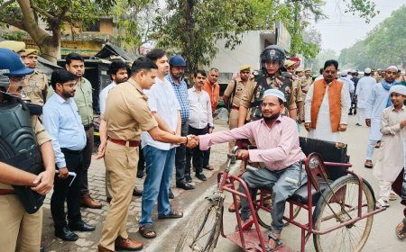 Hardoi : हरदोई में ईद-उल-फितर पर सुरक्षा व्यवस्था का जायजा लेकर परखी गई तैयारियां, डीएम- एसपी ने शांति व सुरक्षा का संदेश दिए