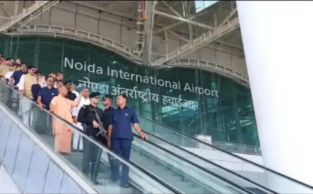 Gautam Buddha Nagar : नोएडा इंटरनेशनल एयरपोर्ट के लोकार्पण की तैयारियों का सीएम योगी ने लिया जायजा, 28 मार्च को पीएम मोदी करेंगे उद्घाटन