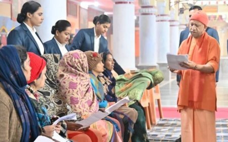 Lucknow : नव निर्माण के 9 वर्ष : सशक्त नारी - सुरक्षा, कार्रवाई और त्वरित न्याय से महिला सुरक्षा में यूपी बना नंबर-1