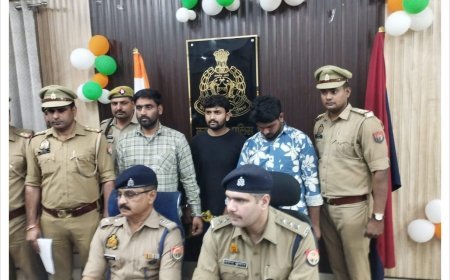 Moradabad : मुरादाबाद पुलिस ने कटघर में अवैध हथियार फैक्ट्री का भंडाफोड़ किया