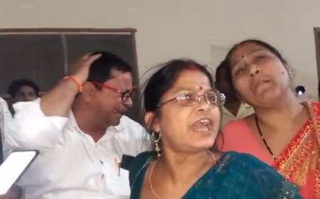 Ballia : बलिया के निजी अस्पताल में ऑपरेशन के दौरान महिला की मौत, परिजनों का हंगामा और पुलिस का बल प्रयोग