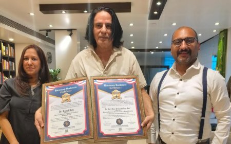 Bajpur : अभिनेता राहुल रॉय को सिनेमा में योगदान के लिए मानद डॉक्टरेट से किया गया सम्मानित