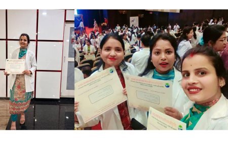 Hardoi : संडीला की बेटी नीलू द्विवेदी बनीं नर्सिंग अधिकारी, मुख्यमंत्री ने सौंपा नियुक्ति पत्र