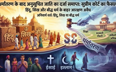 धर्मांतरण के बाद अनुसूचित जाति का दर्जा समाप्त, सुप्रीम कोर्ट ने हिंदू, सिख और बौद्ध धर्म के बाहर आरक्षण को बताया अवैध