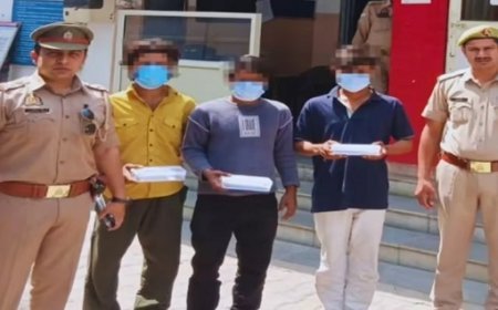गाजियाबाद के ट्रांस हिंडन क्षेत्र में अंतरराष्ट्रीय जासूसी सिंडिकेट का भंडाफोड़, पुलिस ने तीन और मुख्य संदिग्धों को दबोचा।