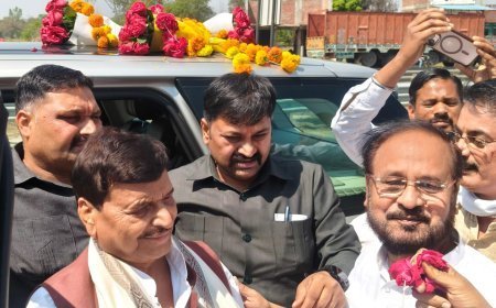 Raebareli : ऊंचाहार में शिवपाल सिंह यादव का जोरदार स्वागत, कार्यकर्ताओं ने की चुनावी प्रत्याशी घोषित करने की मांग