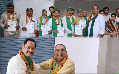 Deoband : देवबंद में भारतीय किसान यूनियन संघर्ष मोर्चा का हुआ विस्तार, कई पदाधिकारियों ने ली सदस्यता