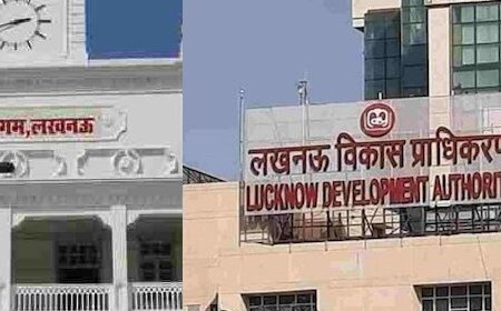 Lucknow : गोमती नगर स्थित नेहरू इन्क्लेव योजना नगर निगम को हैंडओवर, एलडीए ने नगर निगम को  सौंपे 12 करोड़ रूपये