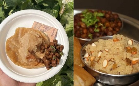 कन्या पूजन की थाली के लिए पारंपरिक भोग: घर पर ऐसे तैयार करें हलवा, चना, खीर और पूड़ी का संगम।