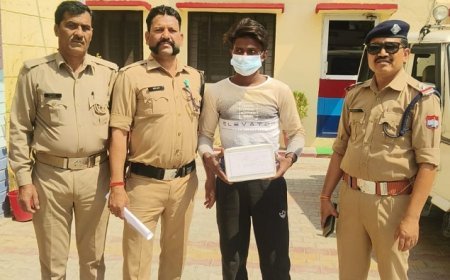 Bajpur: पुलिस ने अवैध तमंचा के साथ युवक को  किया गिरफ्तार। 