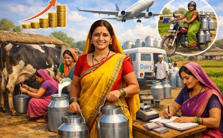 Lucknow: ग्रामीण महिलाओं की आर्थिक उड़ान: दुग्ध कारोबार बना आत्मनिर्भरता का सबसे बड़ा आधार।
