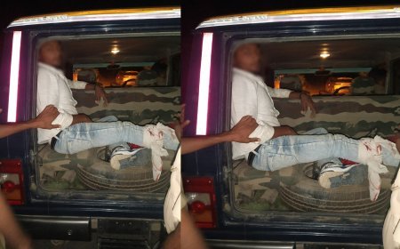 Hathras : पुलिस की बदमाशों से मुठभेड़, पैर में गोली लगने से शातिर लुटेरा घायल, शराब ठेकों में हुई लूट का खुलासा