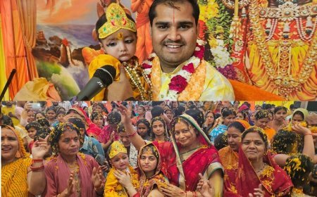 Hardoi: रामनवमी पर महाराज सिंह पार्क में गूंजा जय श्रीराम, भक्ति और उत्साह से सजा भव्य जन्मोत्सव समारोह। 