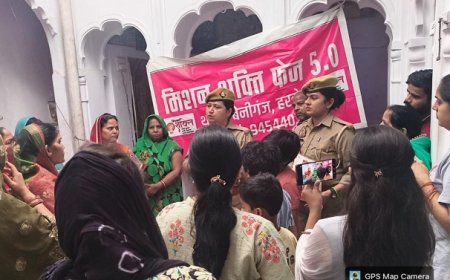 Hardoi: मिशन शक्ति फेज-5 के तहत जिलेभर में महिलाओं व बालिकाओं को किया गया जागरूक। 