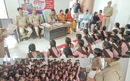 Hardoi: मिशन शक्ति अभियान के तहत बालिकाओं को किया गया जागरूक।