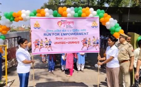 Sambhal: मिशन शक्ति फेज 5.0 के तहत सम्भल में ‘रन फॉर एम्पावरमेंट’ का आयोजन। 