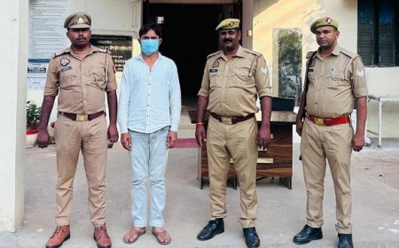 Hardoi: ₹25,000 के इनामी गैंगस्टर को संडीला पुलिस ने किया गिरफ्तार। 