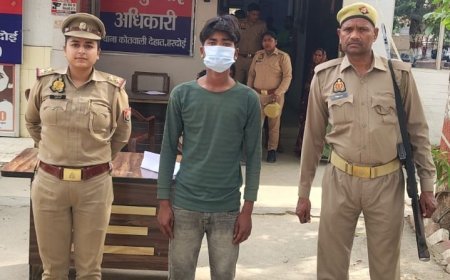 Hardoi: मिशन शक्ति अभियान के तहत छेड़छाड़ करने वाला आरोपी गिरफ्तार।