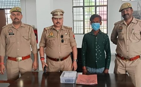 Hardoi: सवायजपुर पुलिस ने अवैध तमंचा व कारतूस के साथ आरोपी को किया गिरफ्तार।