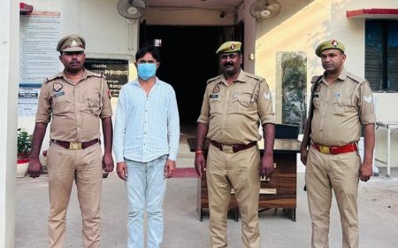 Hardoi: हरदोई पुलिस को बड़ी सफलता, 25 हजार का इनामी बदमाश गिरफ्तार। 