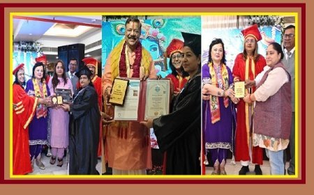 Hardoi: हरदोई की दो महिलाएं डॉक्टरेट की मानद उपाधि से हुईं विभूषित, पत्रकारिता के क्षेत्र में विजय लक्ष्मी सिंह जादौन भी हुई सम्मानित। 