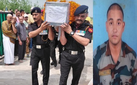 Bajpur: बाजपुर के जवान दीपक सिंह डोवाल का निधन, सैन्य सम्मान के साथ अंतिम संस्कार।