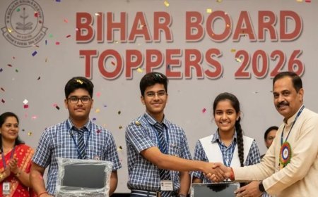 बिहार बोर्ड मैट्रिक रिजल्ट 2026: टॉपर्स पर होगी धनवर्षा, नकद राशि के साथ मिलेंगे लैपटॉप और किंडल ई-रीडर।