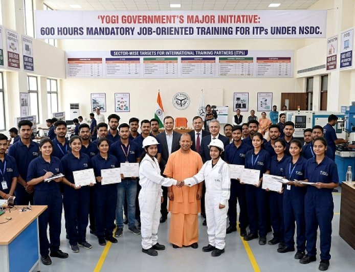योगी सरकार की बड़ी पहल: NSDC के तहत ITPs को सेक्टरवार लक्ष्य, 600 घंटे तक रोजगारपरक प्रशिक्षण अनिवार्य।