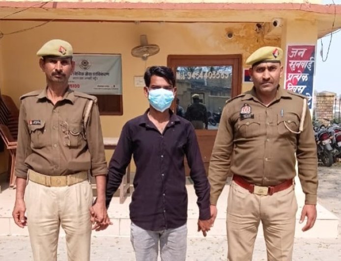 Hardoi : सांडी पुलिस ने विस्फोटक मामले में मुन्ना को गिरफ्तार किया