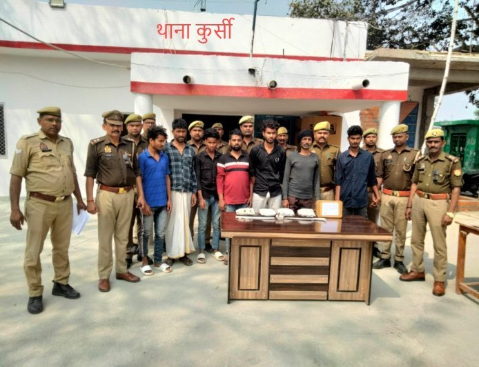 Barabanki : बाराबंकी में मिथुन हत्याकांड का खुलासा, हथियार के साथ सात आरोपी गिरफ्तार