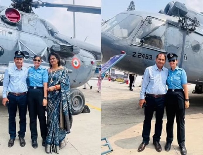 11 बार असफलता के बाद मिली सफलता, राजस्थान की बेटी ऋषिना शर्मा ने रचा इतिहास, बारां जिले की पहली महिला फ्लाइंग ऑफिसर बनीं। 