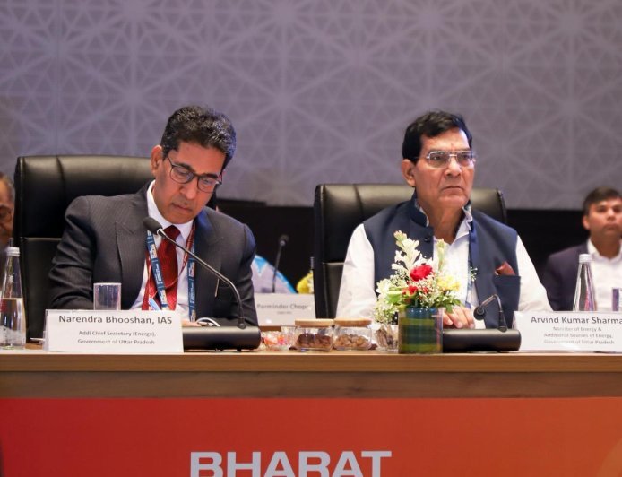 Lucknow : नगर विकास एवं ऊर्जा मंत्री ए के शर्मा ने भारत सरकार के ऊर्जा मंत्रालय द्वारा नई दिल्ली में आयोजित भारत इलेक्ट्रिसिटी सम्मिट 2026 में किया प्रतिभाग़