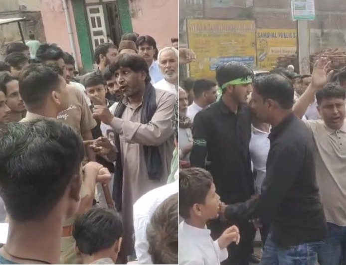 Sambhal : सम्भल में ईद की नमाज के बाद विरोध प्रदर्शन, काली पट्टी बांधकर जताया गुस्सा