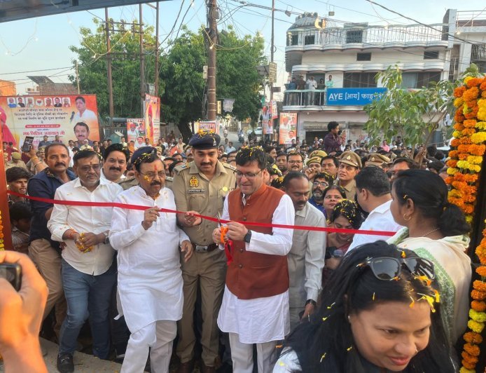Hardoi : नितिन अग्रवाल ने हरदोई में बाबा मंदिर पुलिस चौकी का लोकार्पण किया