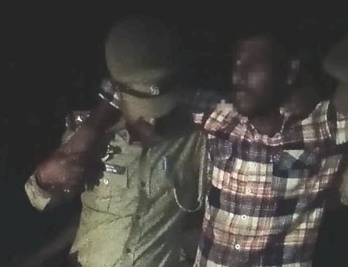 Hardoi : पाली और पचदेवरा पुलिस ने तेल चोर को मुठभेड़ में पकड़ा