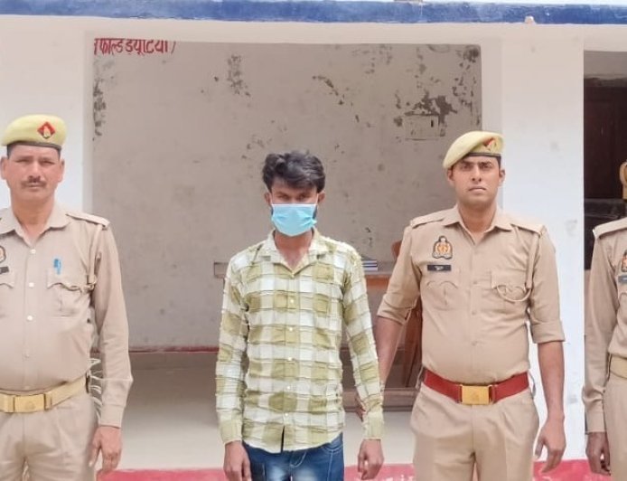 Hardoi : थाना टंडियावां पुलिस ने 25 हजार रुपये के इनामी आरोपी को किया गिरफ्तार