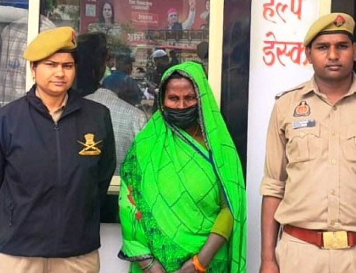 Hardoi : थाना शाहाबाद पुलिस ने हत्या के मामले में आरोपी महिला को किया गिरफ्तार