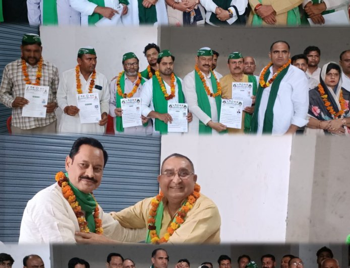 Deoband : देवबंद में भारतीय किसान यूनियन संघर्ष मोर्चा का हुआ विस्तार, कई पदाधिकारियों ने ली सदस्यता