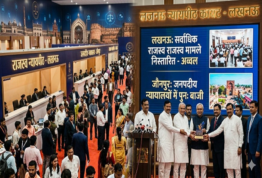 Lucknow: सबसे अधिक राजस्व मामले निस्तारित कर लखनऊ अव्वल, जनपदीय न्यायालयों में जौनपुर ने फिर मारी बाजी। 
