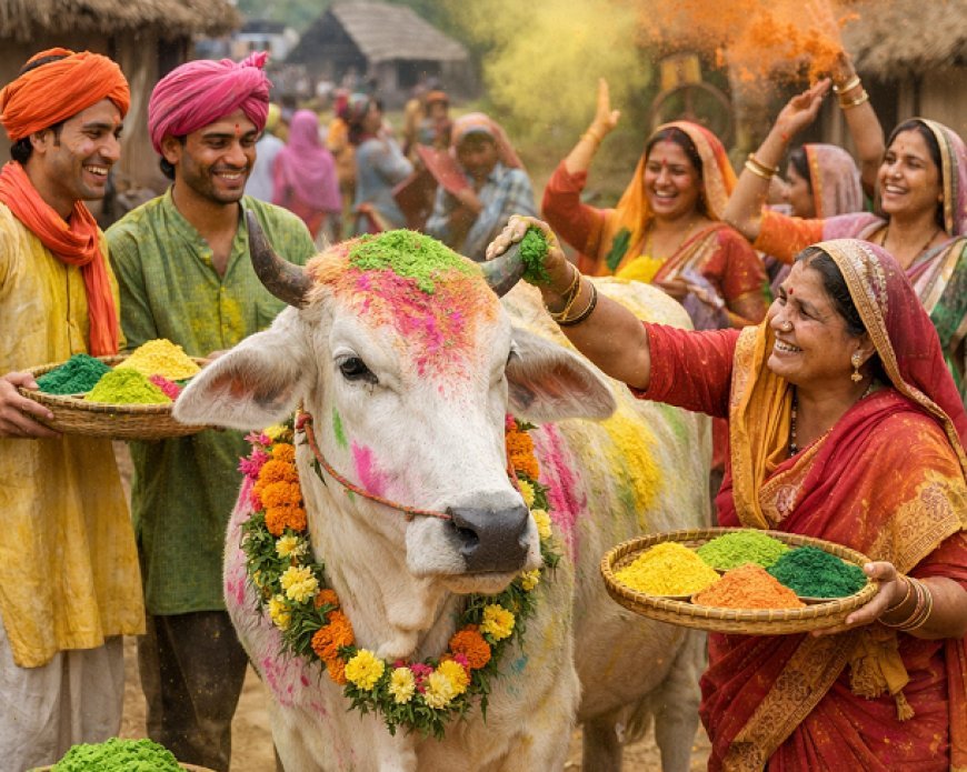 Lucknow: होली में गोमाता ने रंग भरे गोपालकों व ग्रामीण महिलाओं की जिंदगी में, जहरीले रंगों की जगह लेंगे प्राकृतिक और सुरक्षित गुलाल। 