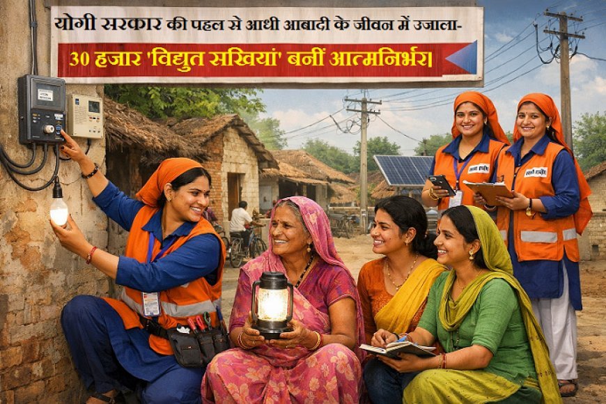 Lucknow: ग्रामीण यूपी में महिलाओं ने किया कमाल, अब तक 3250 करोड़ रुपये का किया रिकॉर्ड बिजली बिल कलेक्शन। 