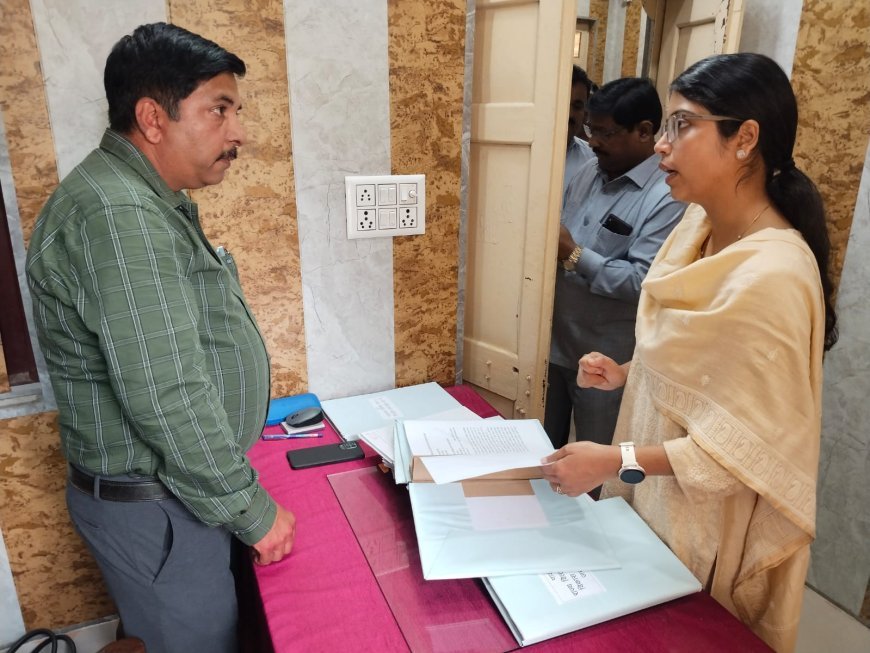 Hardoi : हरदोई की मुख्य विकास अधिकारी ने शाहाबाद ब्लॉक का किया निरीक्षण