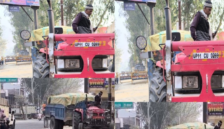 Saharanpur : छुटमलपुर फतेहपुर में बिना रायल्टी प्रशासन को चुनौती ट्रैक्टर-ट्रॉली से अवैध खनन का खेल फिर जोरो पर